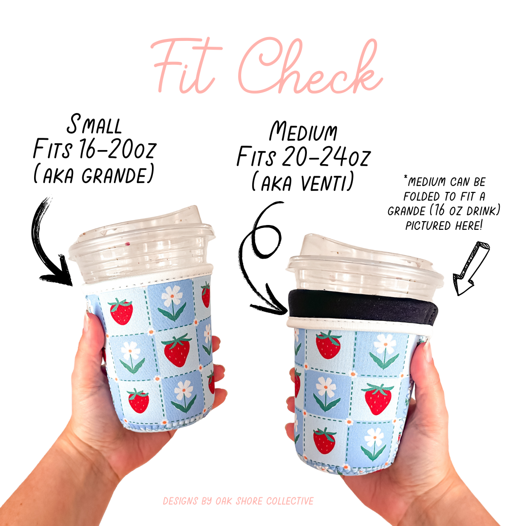 Grandmillenial Bows | Iced Coffee Sleeve