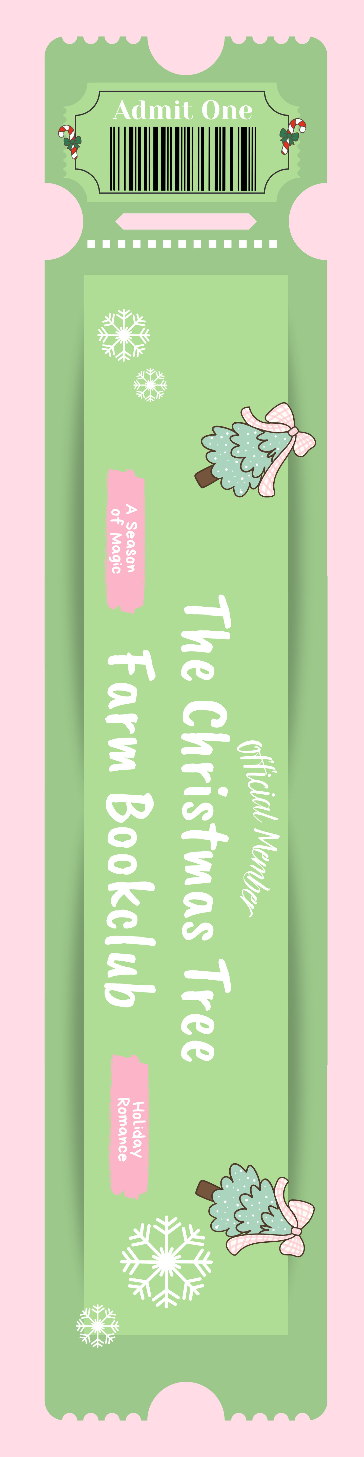 The Evergreen Club Admit One Bookmark