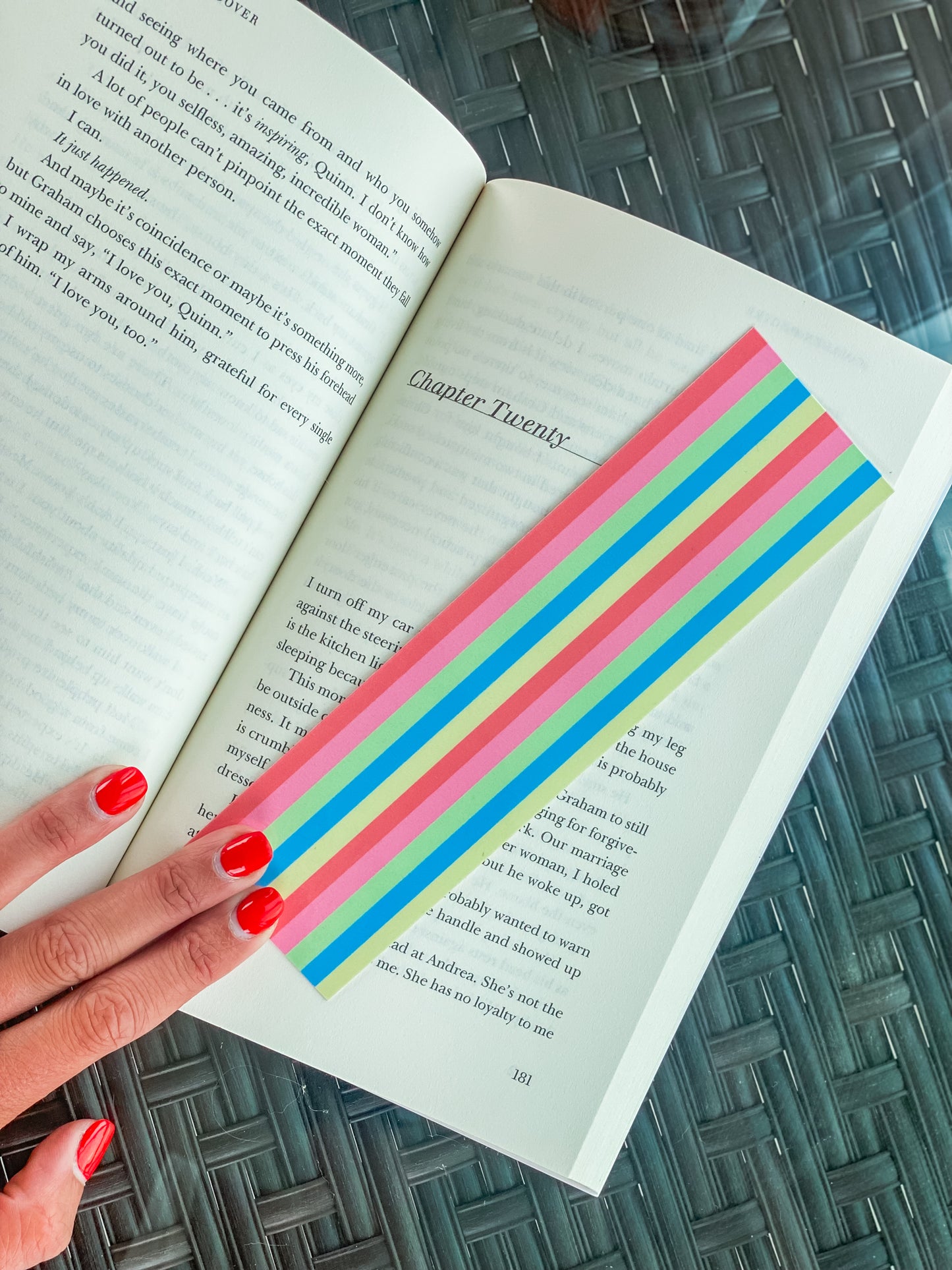 Beach Towel Inspired Bookmark