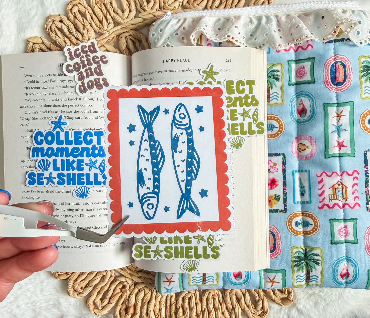 Coastal Sardine Stamp Magnet