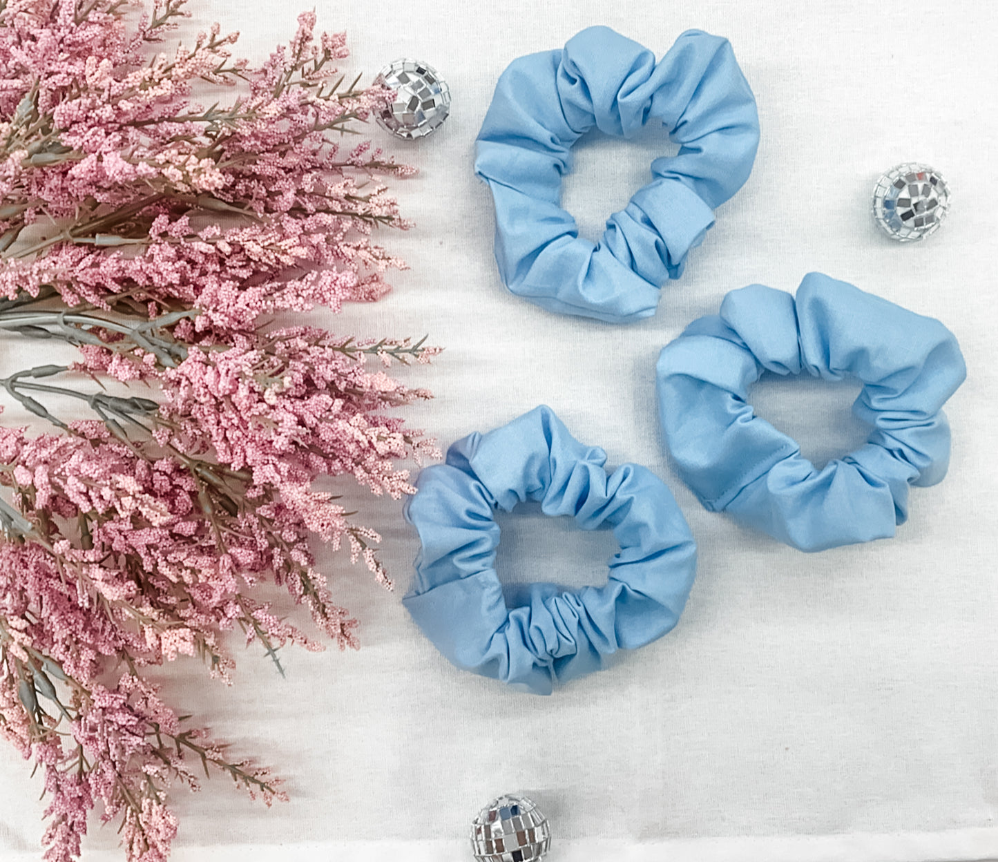 Blue Skies Scrunchie