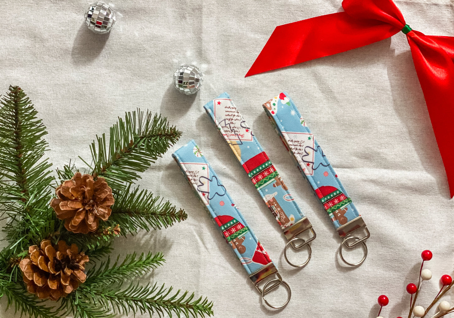 Baby Blue Gingerbread WristletBaby Blue Gingerbread Wristlet