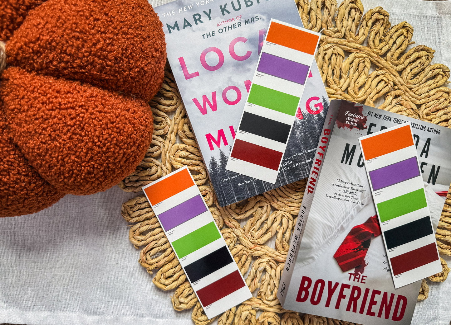 Halloween Favorites Color Swatch Bookmark