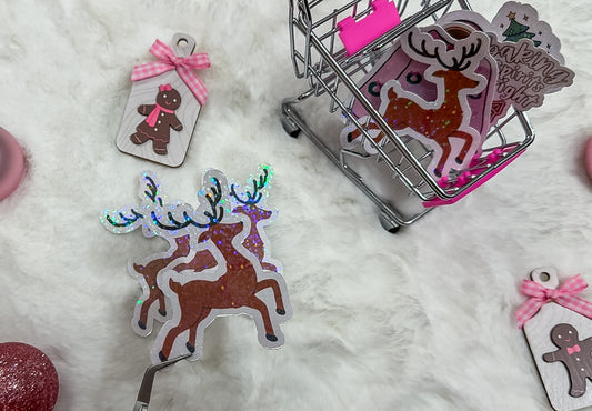 Reindeer Cheer Sticker