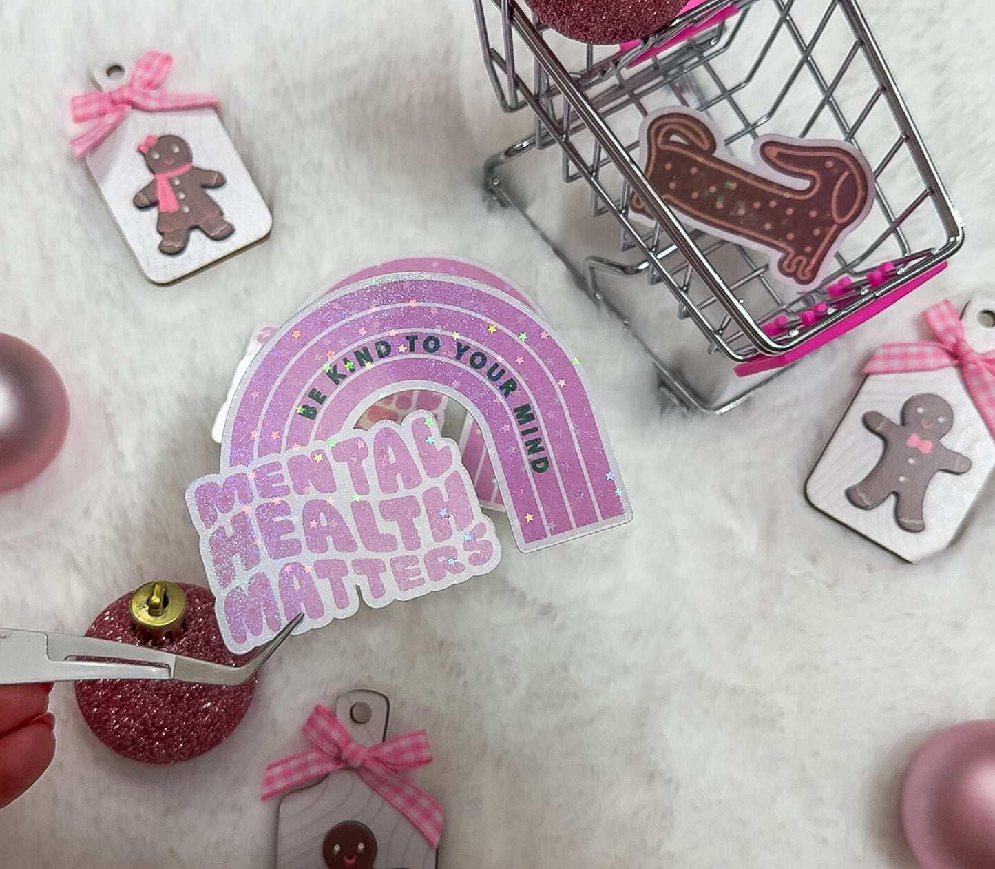 Pink Positivity Rainbow Sticker