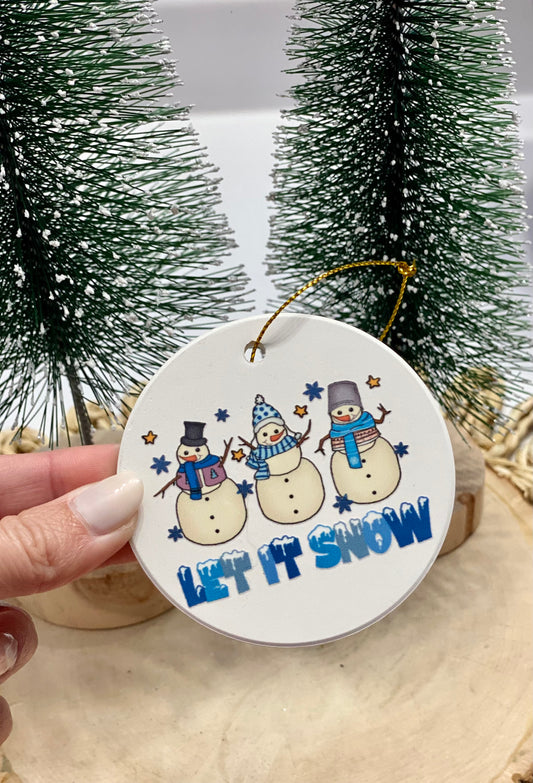 Let It Snow Ornament