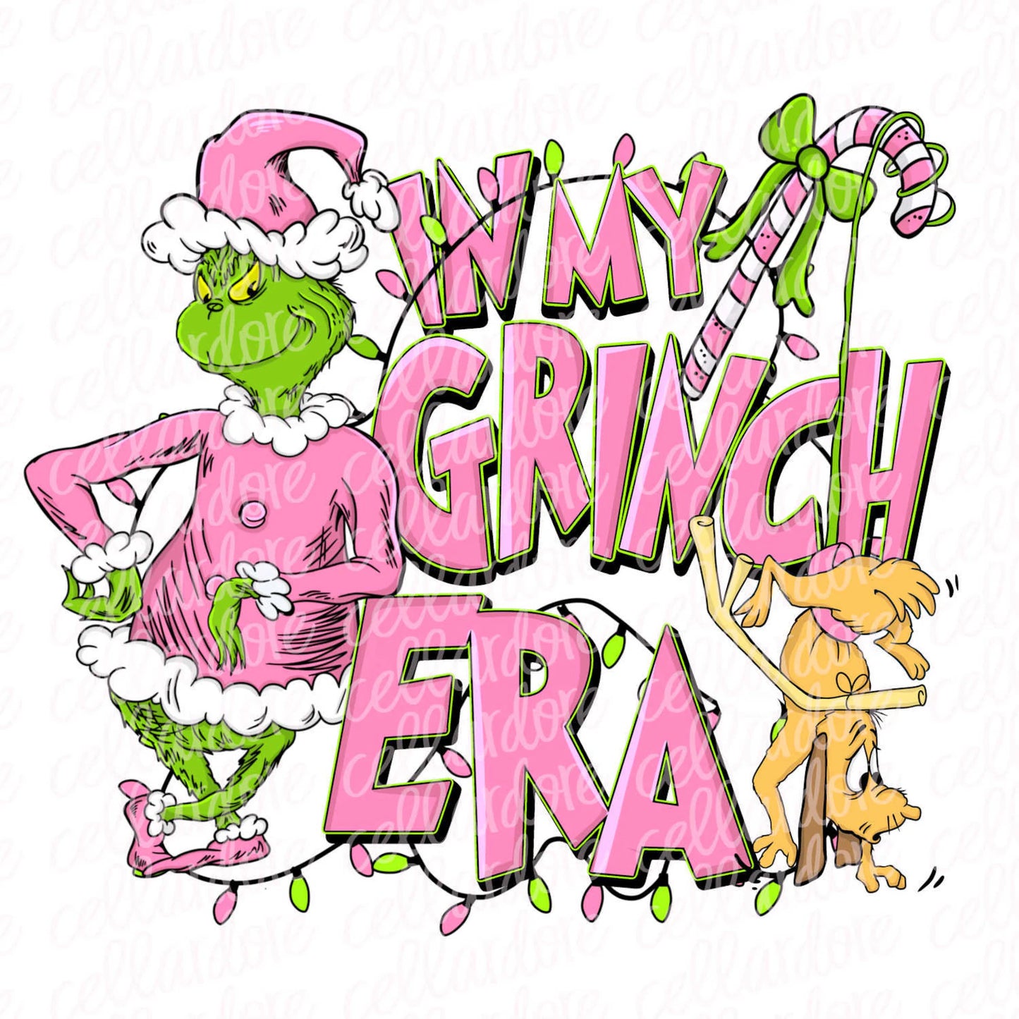 In My Grinch Era White Crewneck