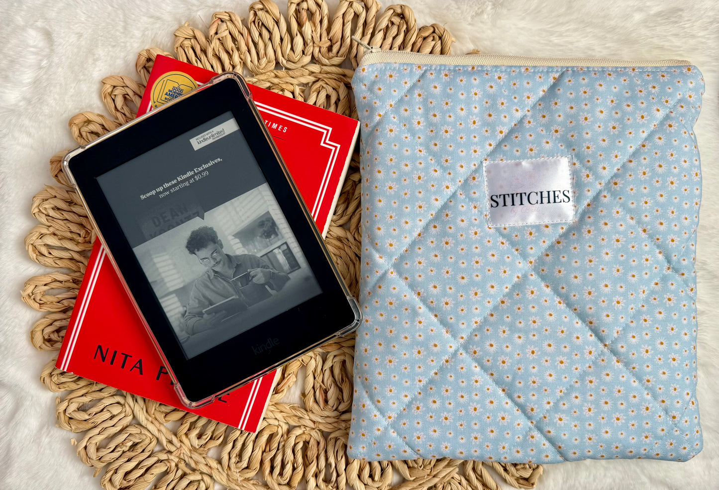 Blue Daisy Dreams Kindle & Book Sleeve