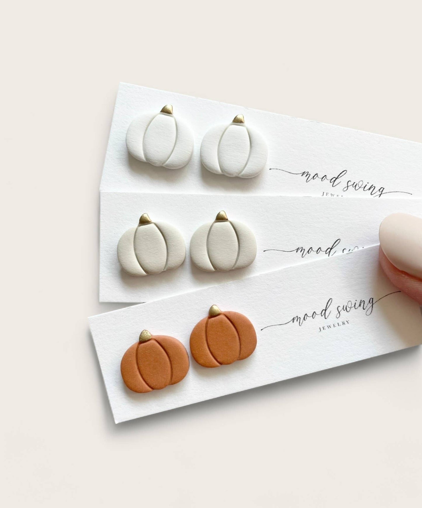 Pumpkin Patch Collection | Polymer Clay Studs 