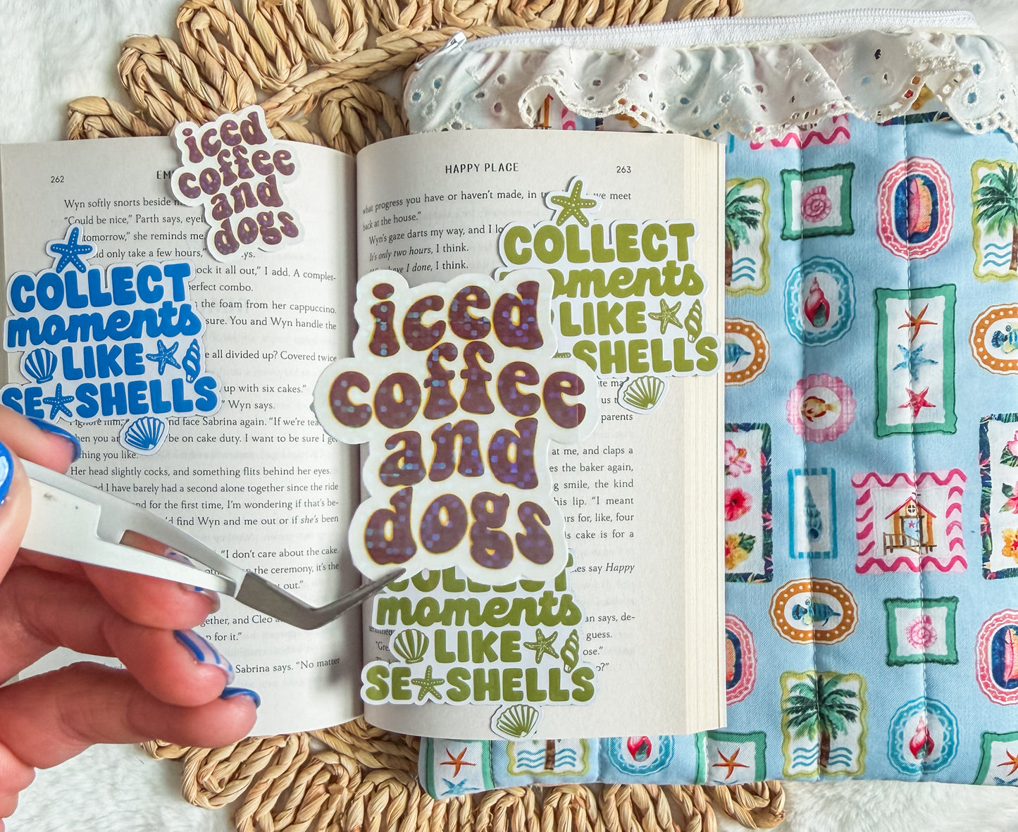 Iced Coffee & Dogs Sticker