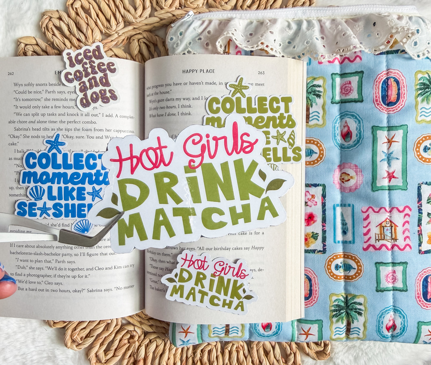 Hot Girls Drink Matcha Magnet