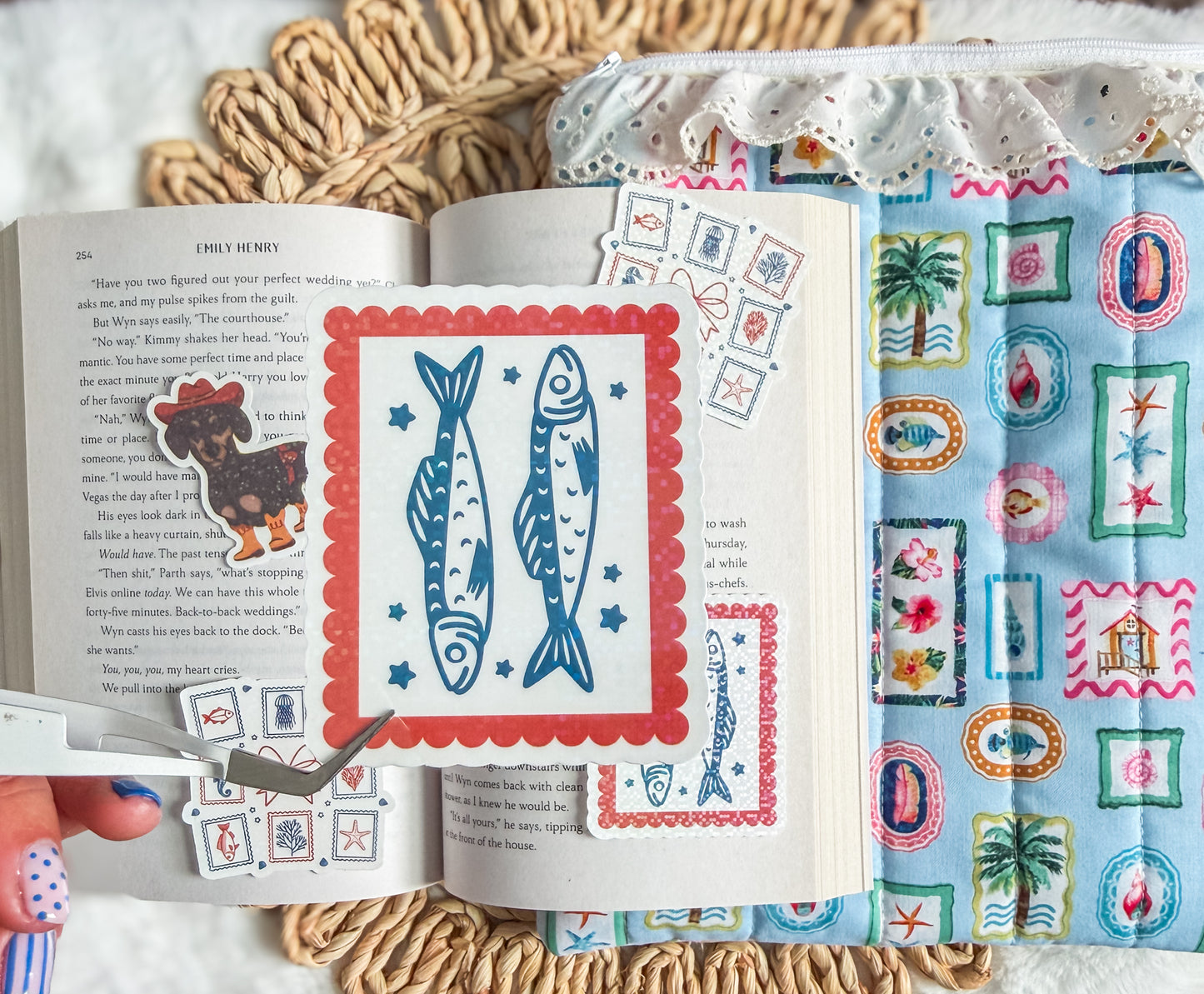 Coastal Sardine Stamp Sticker