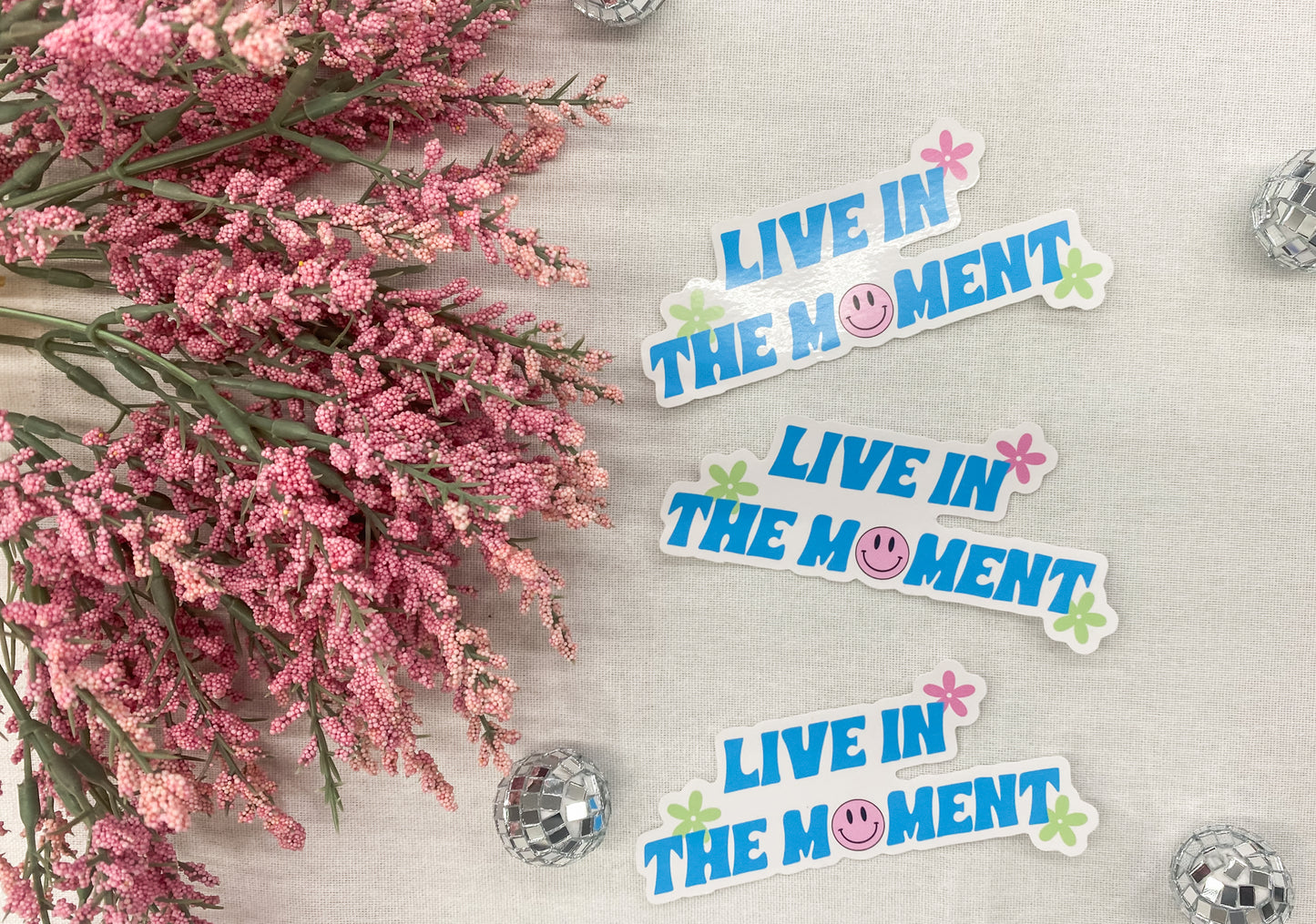 Live in The Moment Sticker