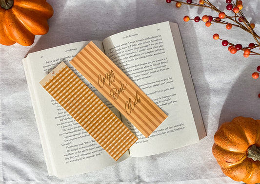 Cozy Book Club Bookmark Set