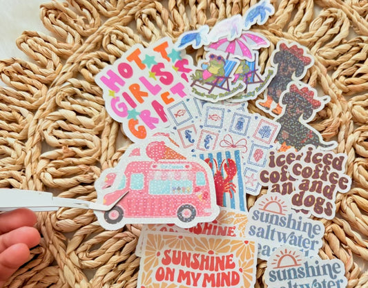 Sweet Summer Treats Sticker 🍦🚚☀️