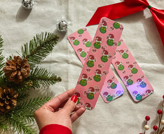 Grinch Pink Bookmark