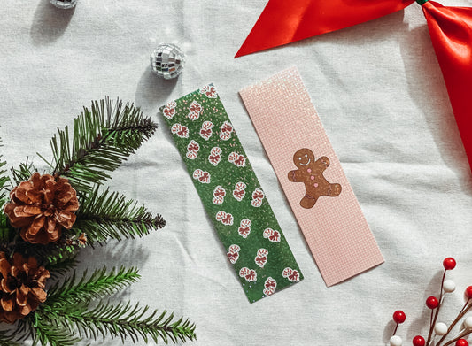 Holiday Glitter Bookmarks