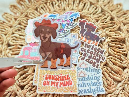 Boot Scootin' Beagle Magnet