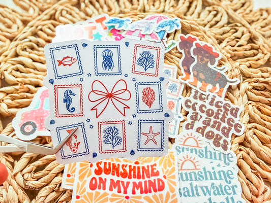 Postcards from the Coast Magnet 🌊🐚📬