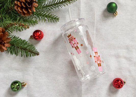 Pink Nutcracker Plastic Cup