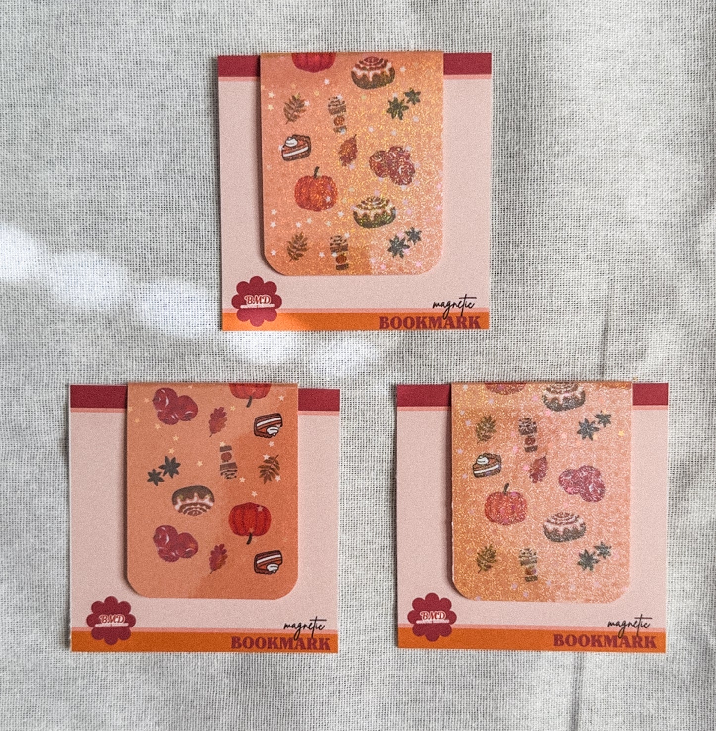 Magnetic Bookmark, Pumpkin Spice Cafe Inspired