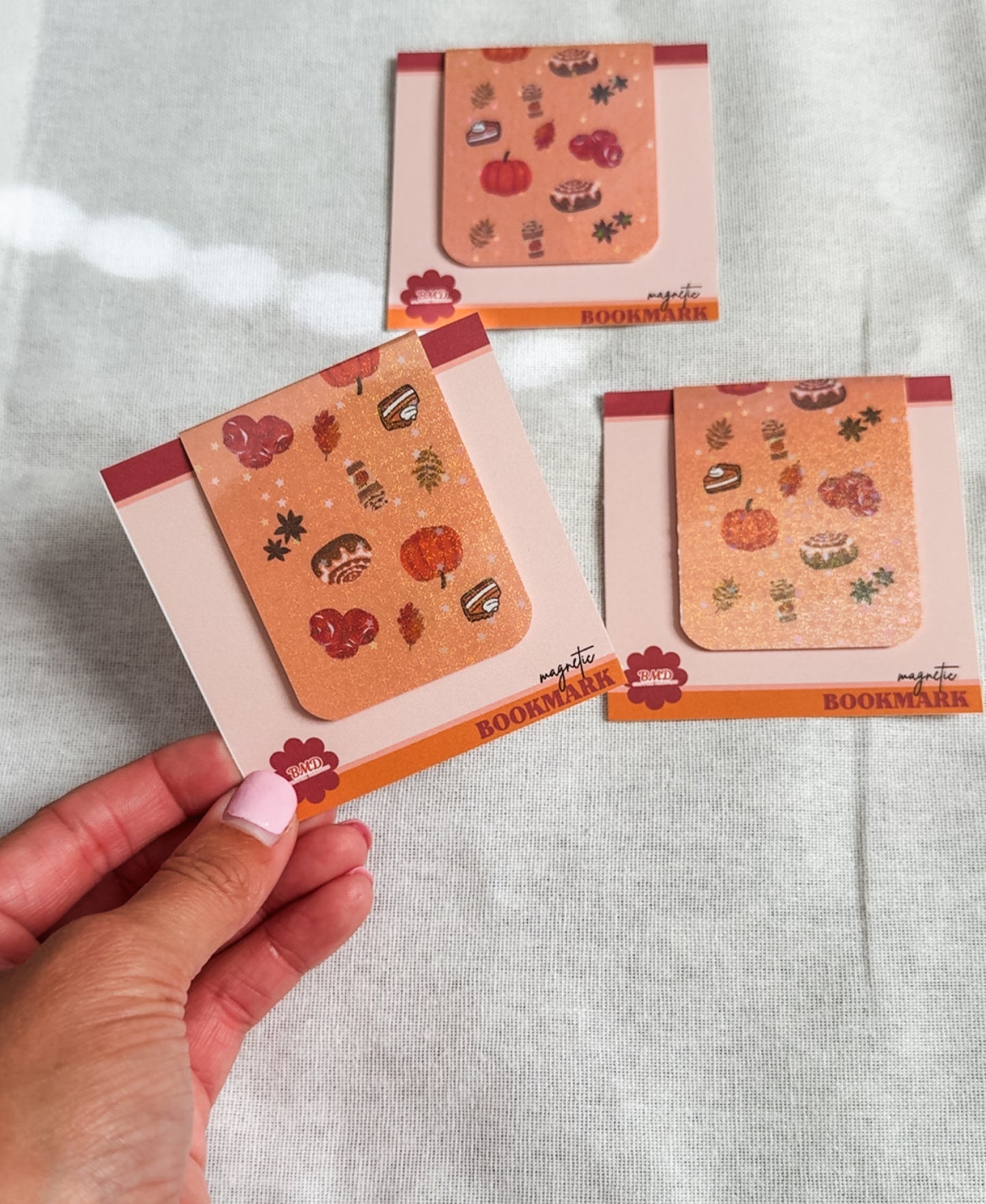 Magnetic Bookmark, Pumpkin Spice Cafe Inspired