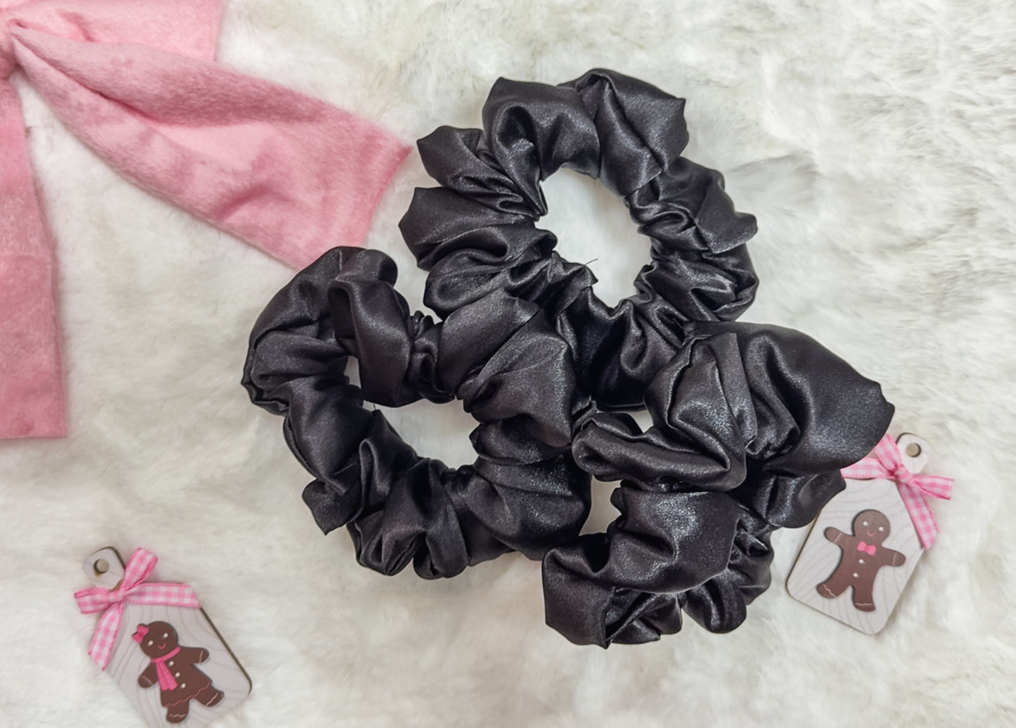 Midnight Silk Luxe Scrunchie