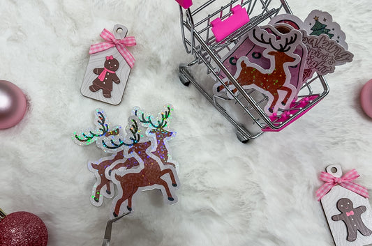 Reindeer Cheer Sticker