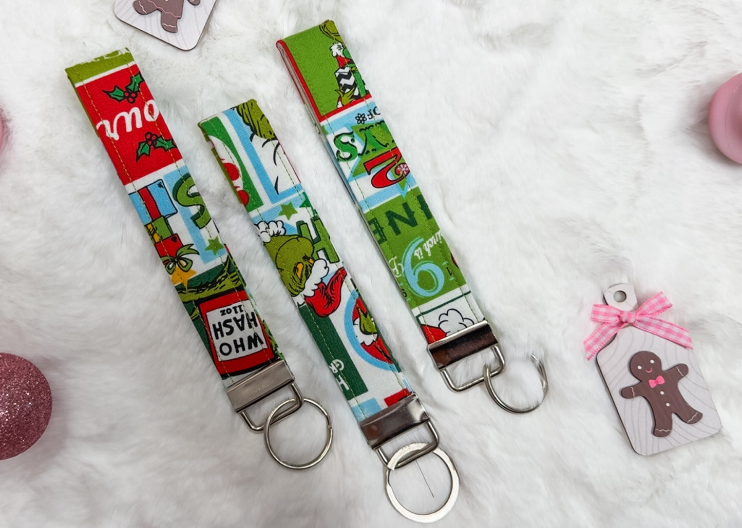 Grinchy Cheer Wristlet