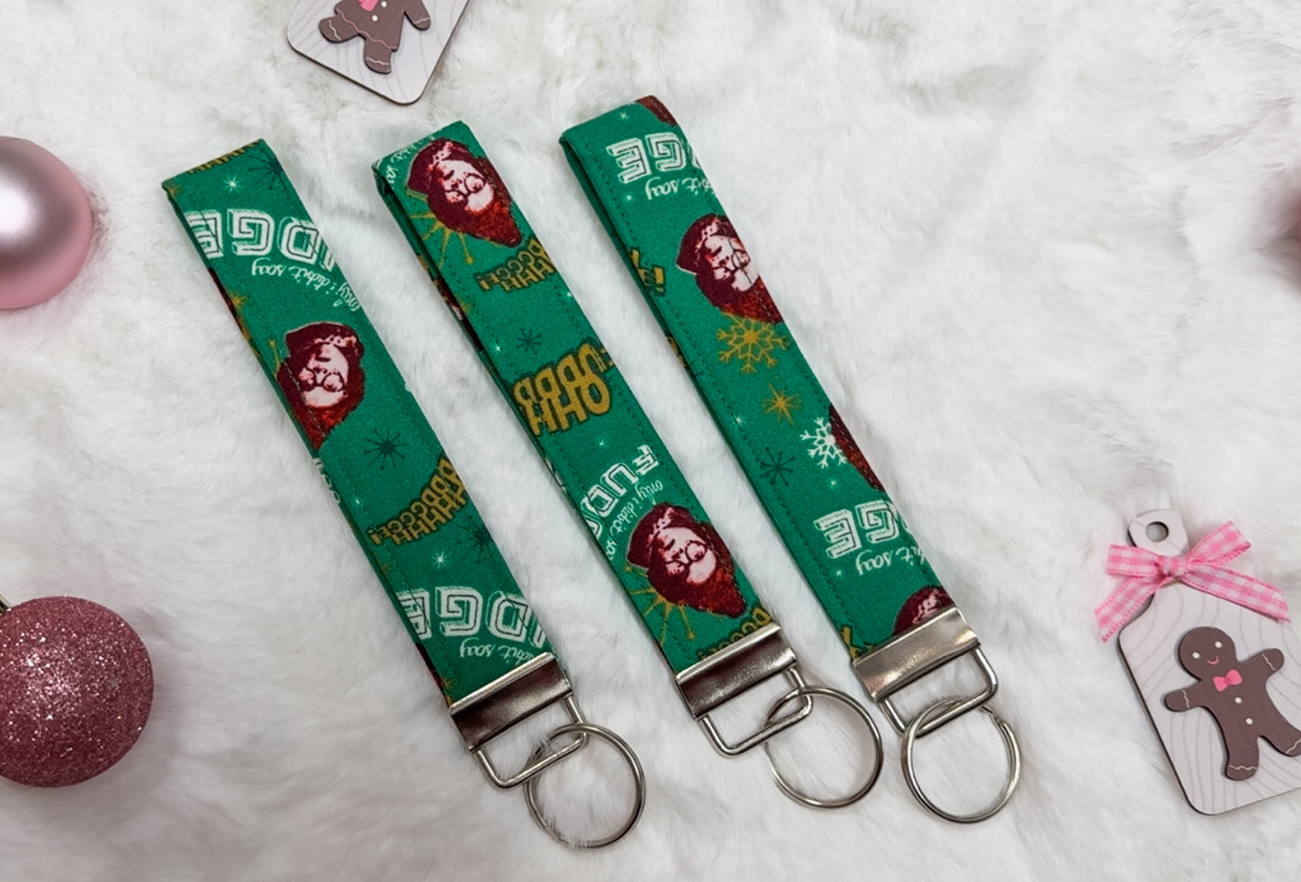 “A Christmas Story” Green Wristlet