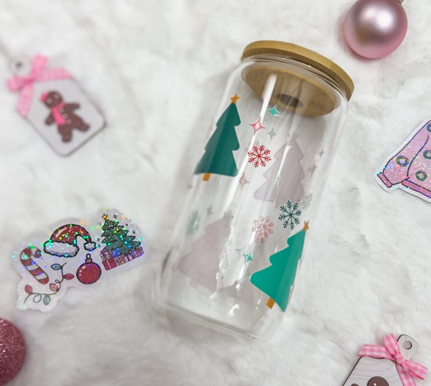 Twinkling Tree Glass Cup