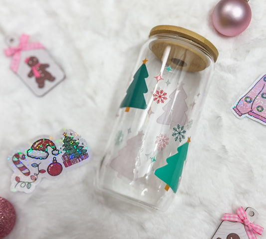 Twinkling Tree Glass Cup