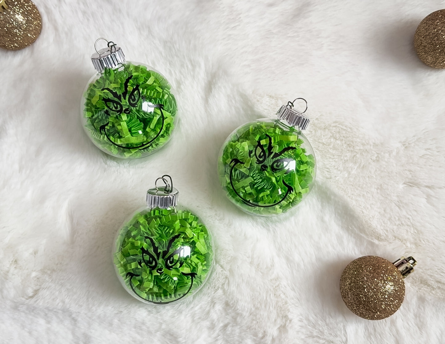 Grinchy Green Whimsy Ornament