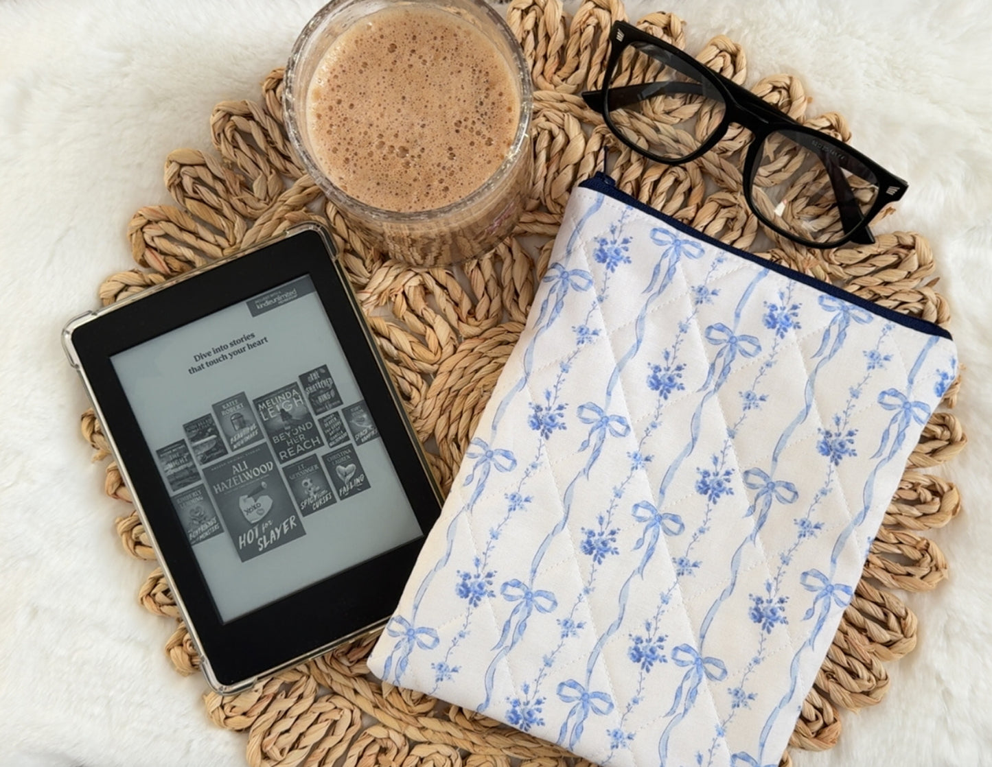 Pretty Bow Blue Sleeve