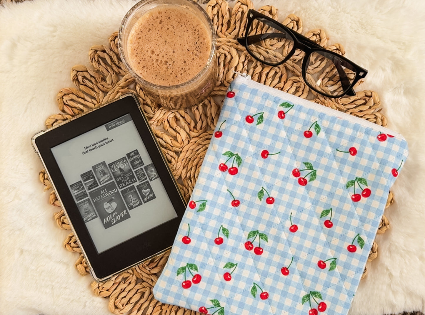 Cherry Picnic Kindle Sleeve