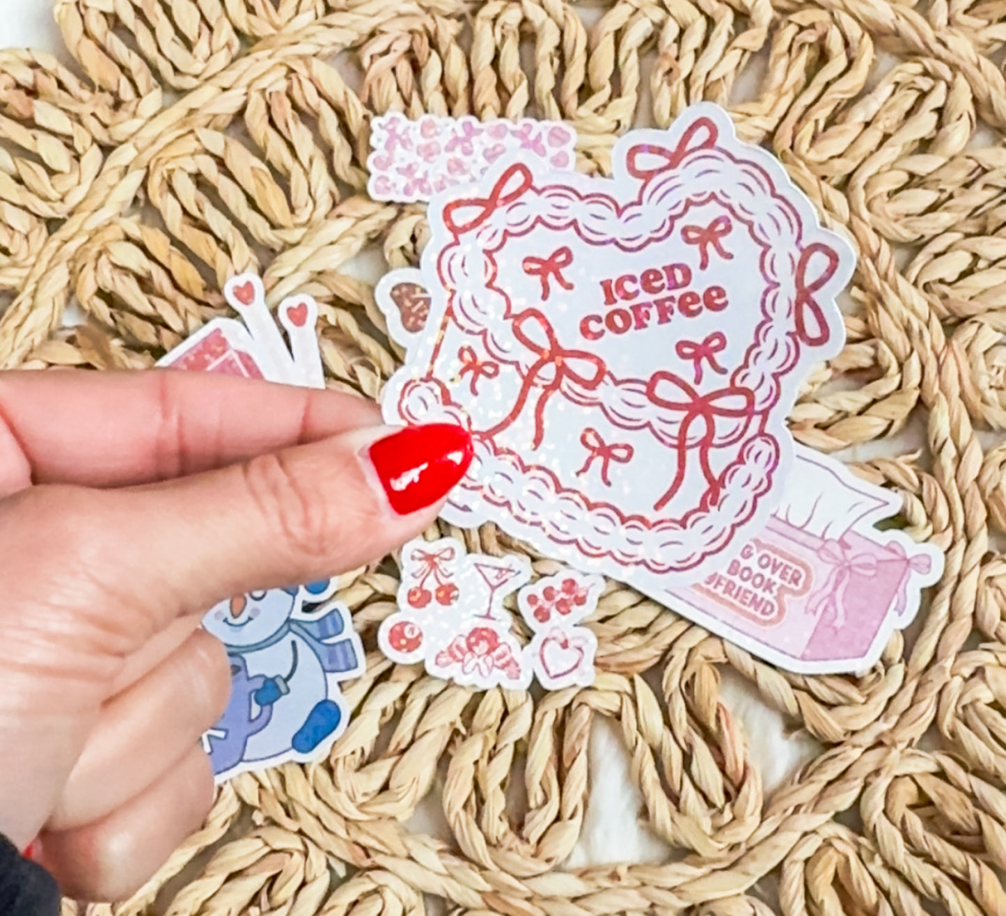 Iced Coffee Cake Sticker