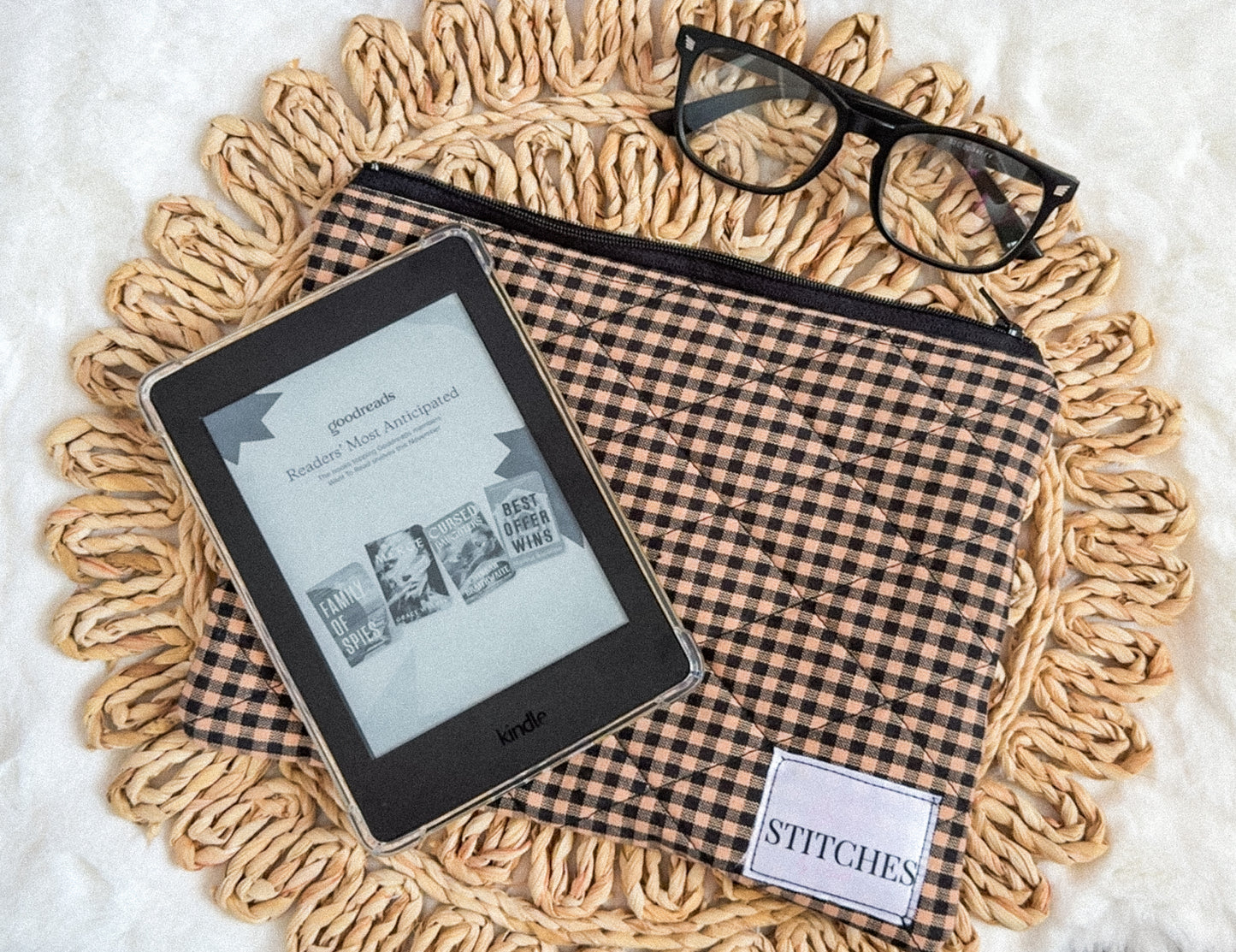 Espresso Plaid Pouch