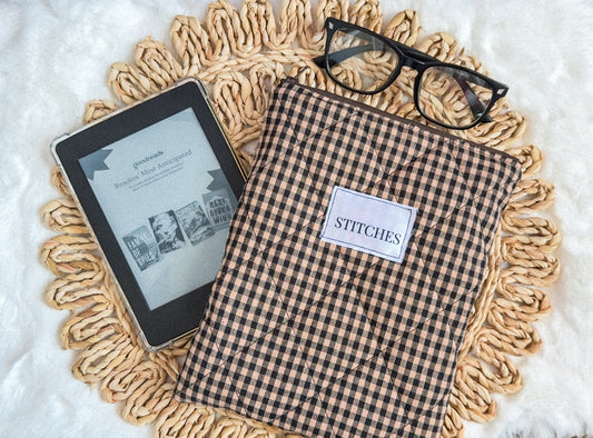 Espresso Plaid Kindle Sleeve
