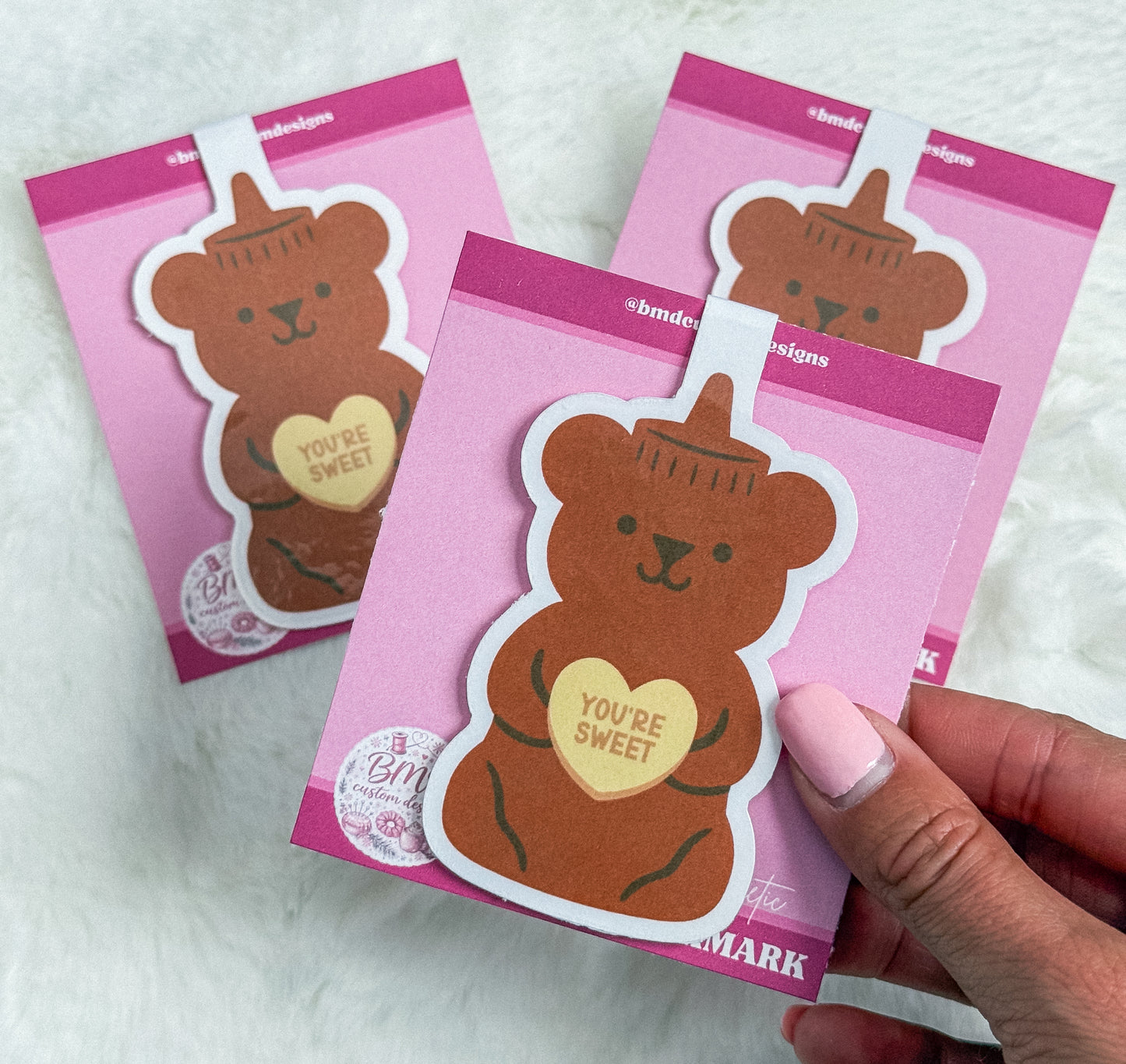 🧸 You’re Sweet Magnetic Bookmark