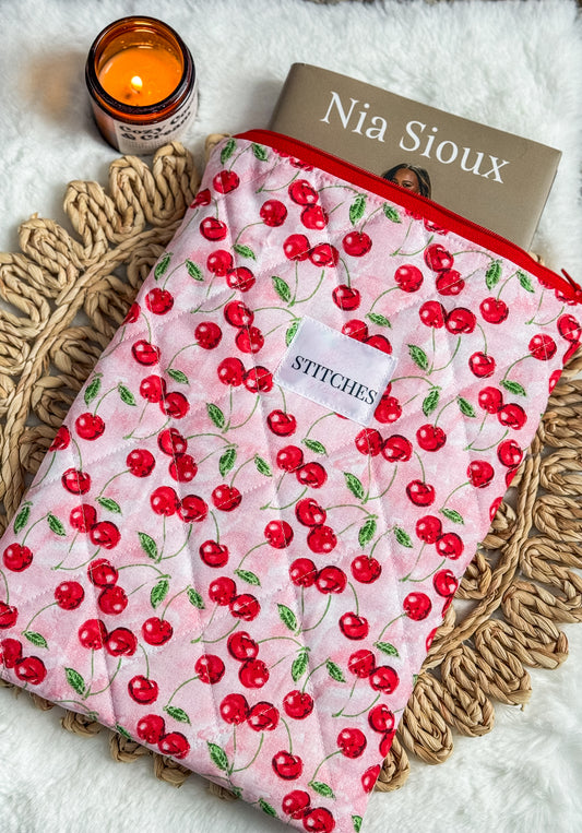 Cherry Bliss Book Sleeve 🍒