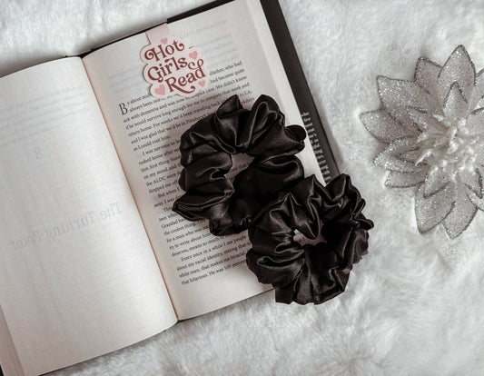 Midnight Silk Luxe Scrunchie