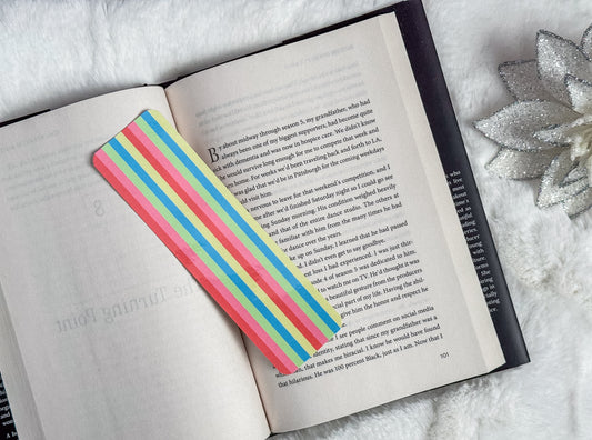 Beach Vibes Laminated Bookmark 🌊☀️