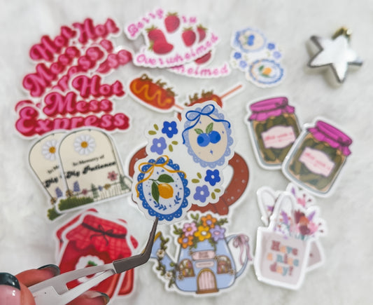 Blueberry & Lemon Cottage Plates