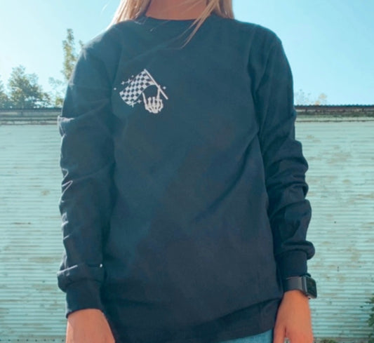 Somebody's Loud Mouth Racing Pit Crew- Long-sleeve Tee