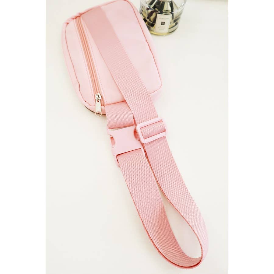 Solid Color Crossbody Fanny Pack Belt Bag