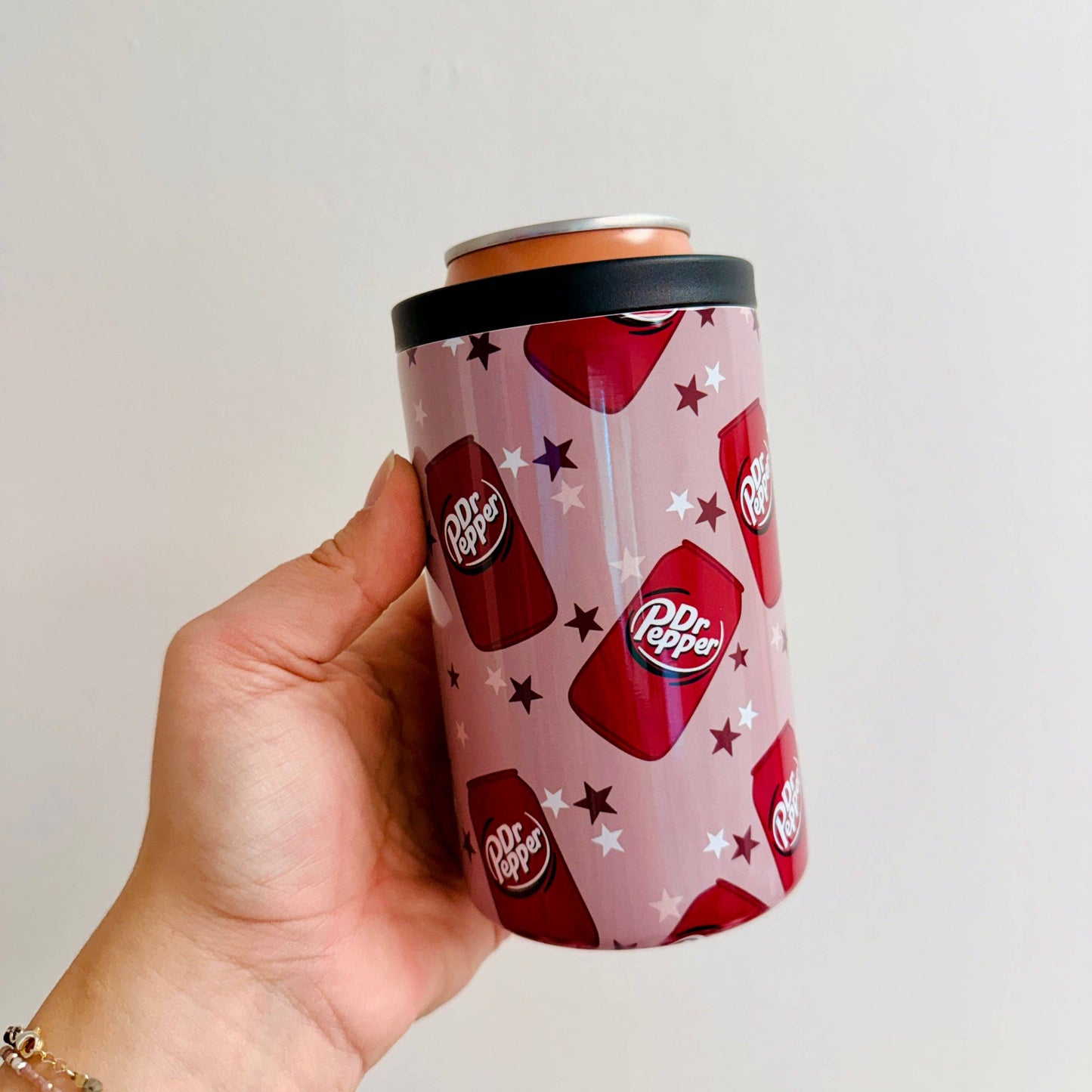 12 oz Can Cooler, Dr Pepper Lover