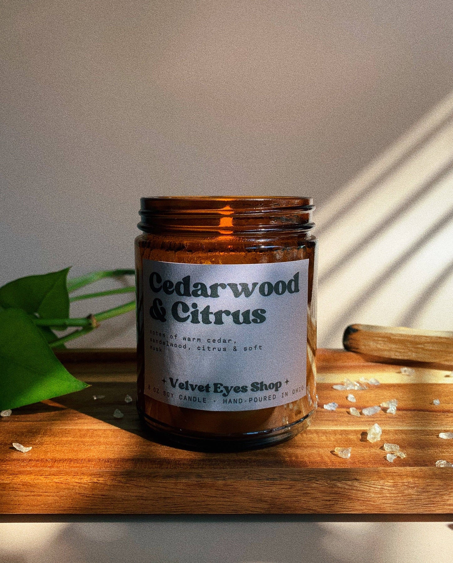 Cedarwood & Citrus Soy Candle